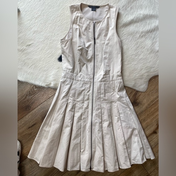 Armani Exchange Zip Front pleated skirt Dress - Picture 1 of 11